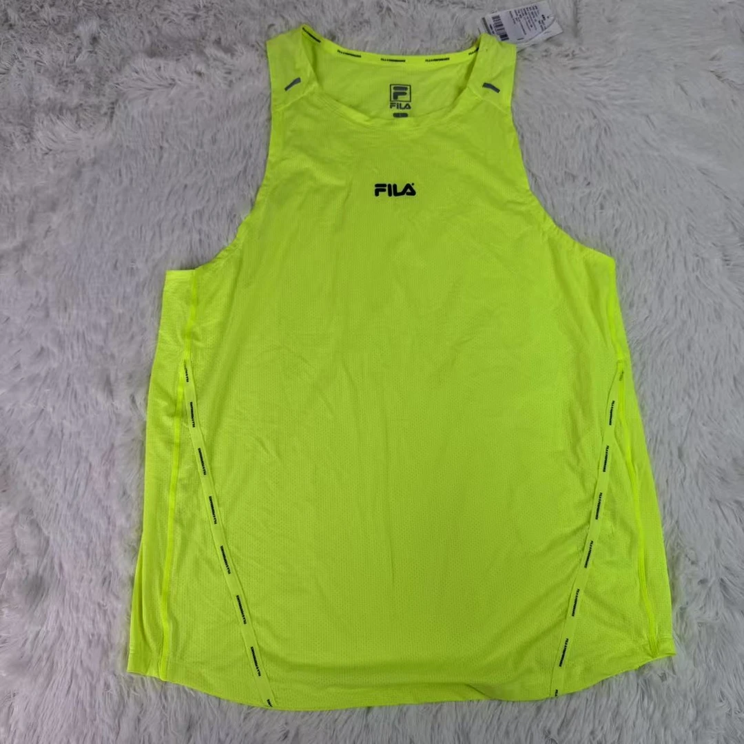 Fila/斐乐男女同款休闲情侣宽松圆领速干背心 FS2RSD2304X