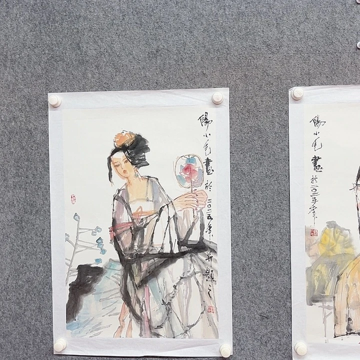 国画阳小毛绘画作品