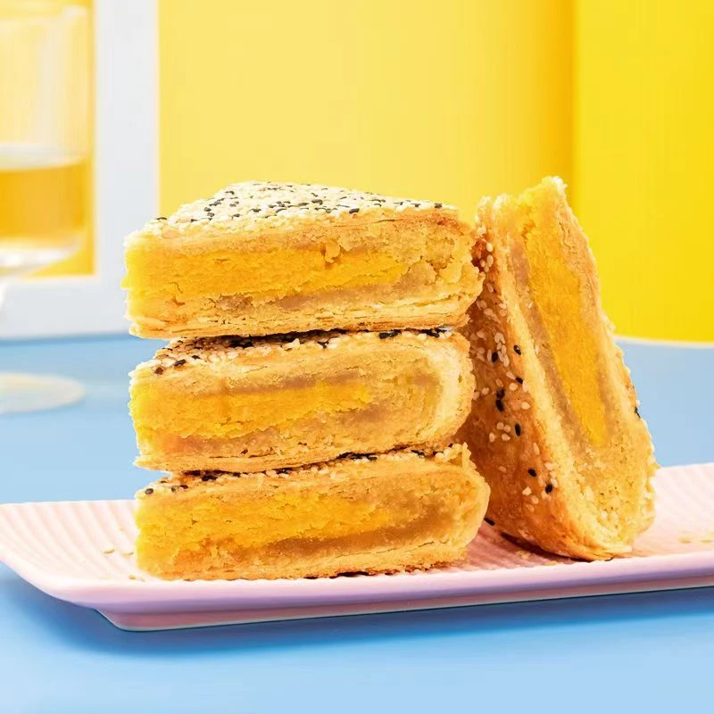温州桥墩纯手工板栗蛋黄网红月饼