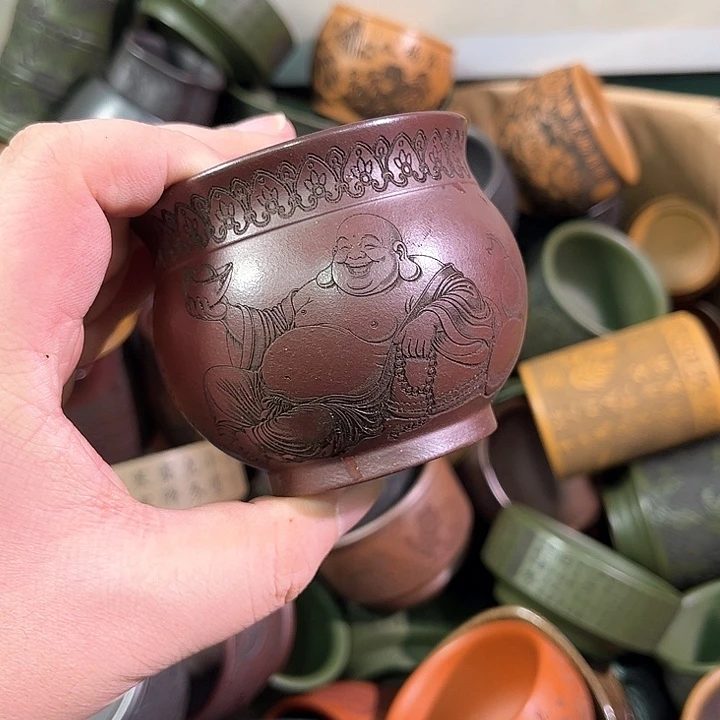 茶杯紫砂全手工紫砂主人杯