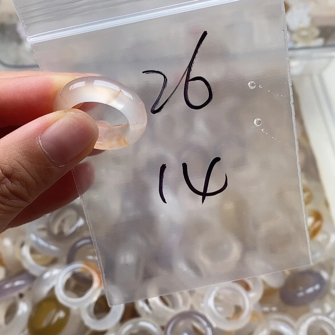 未镶嵌戒指玛瑙/玉髓