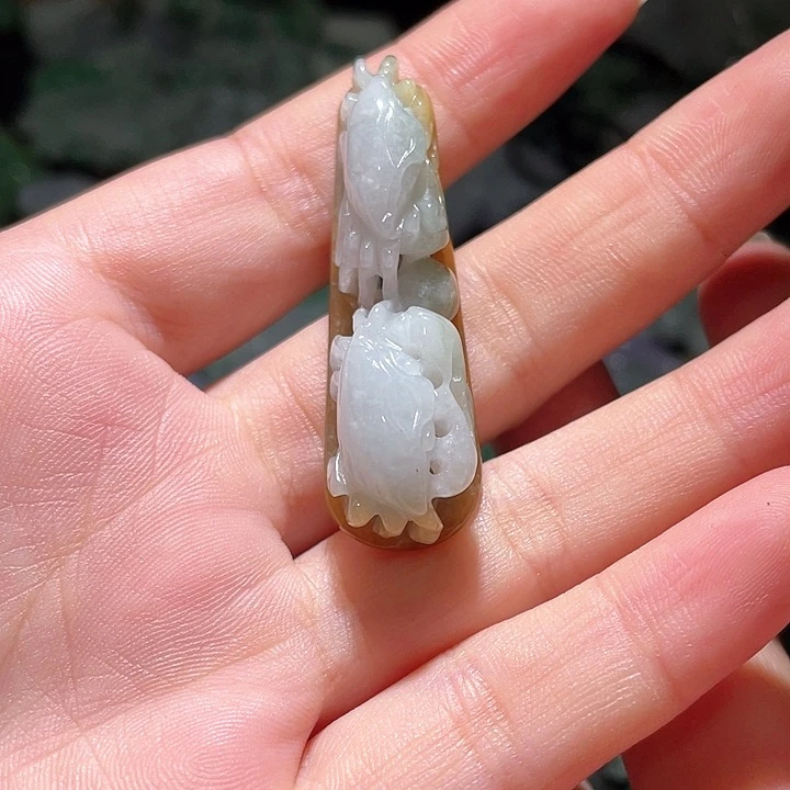 颈饰未镶嵌翡翠天