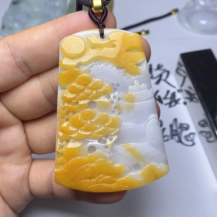 颈饰未镶嵌翡翠翡翠
