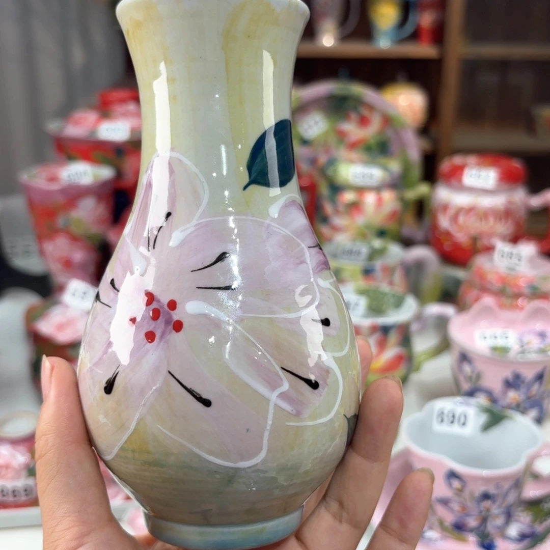 景德镇手绘高温釉下彩陶瓷茶具