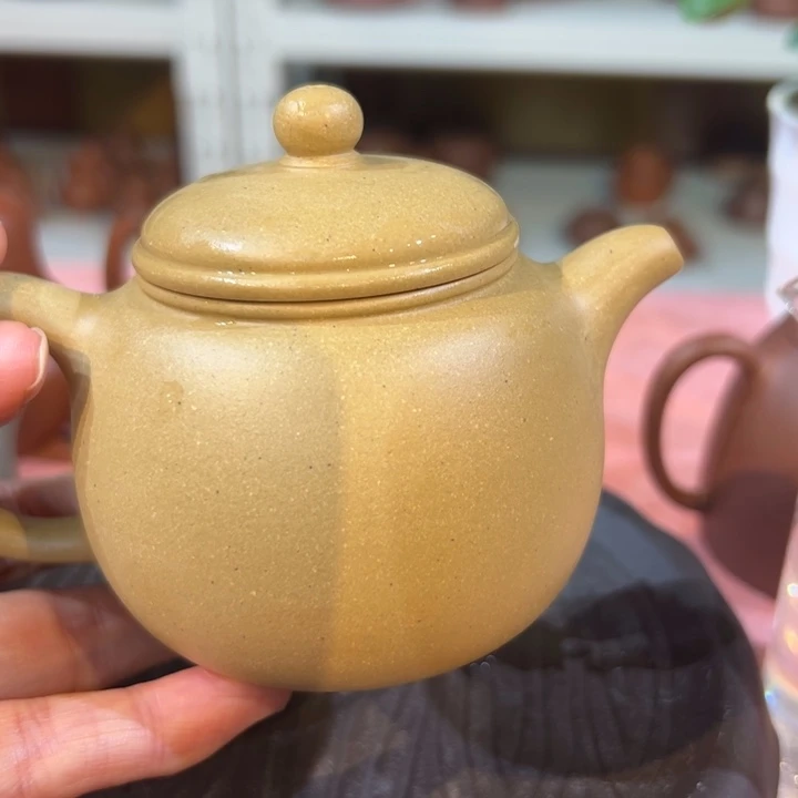 紫砂茶宠本绿匏尊200cc