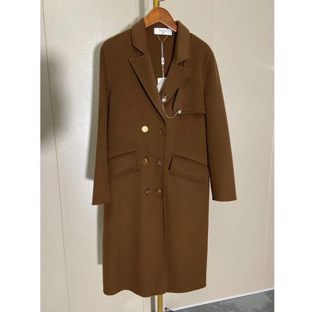 时尚款双面羊绒大衣热卖