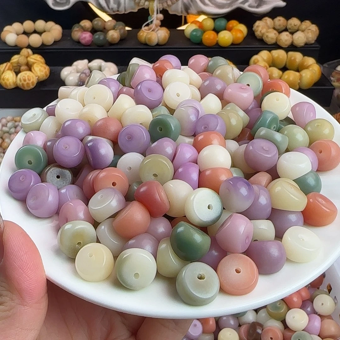 菩提根/象牙果手串微瑕卡13/13.6玛卡龙蒜瓣50卡牌➕20备珠