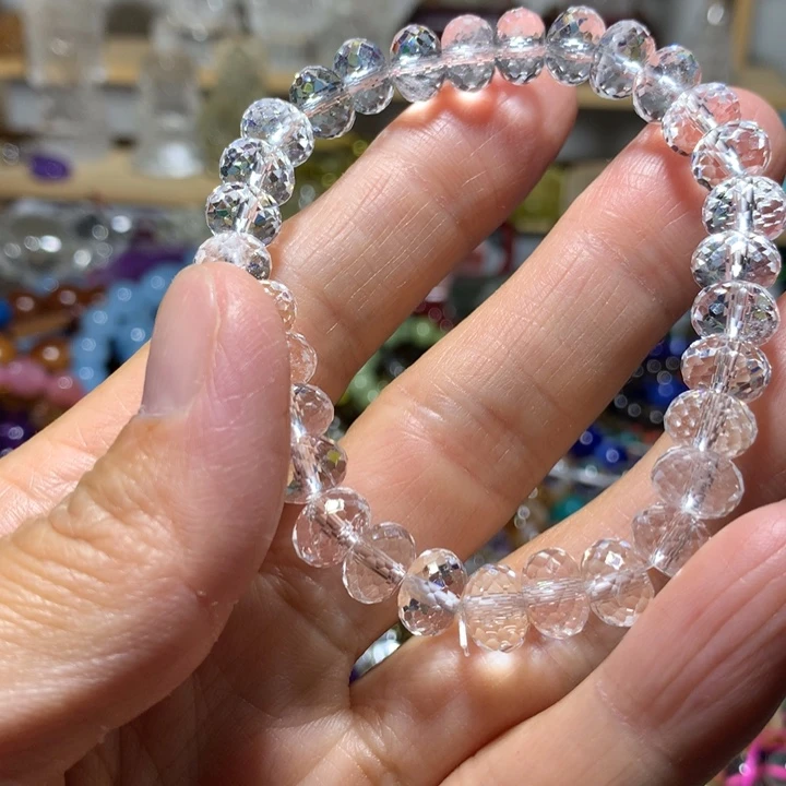 未镶嵌手链水晶8mm手串刻面