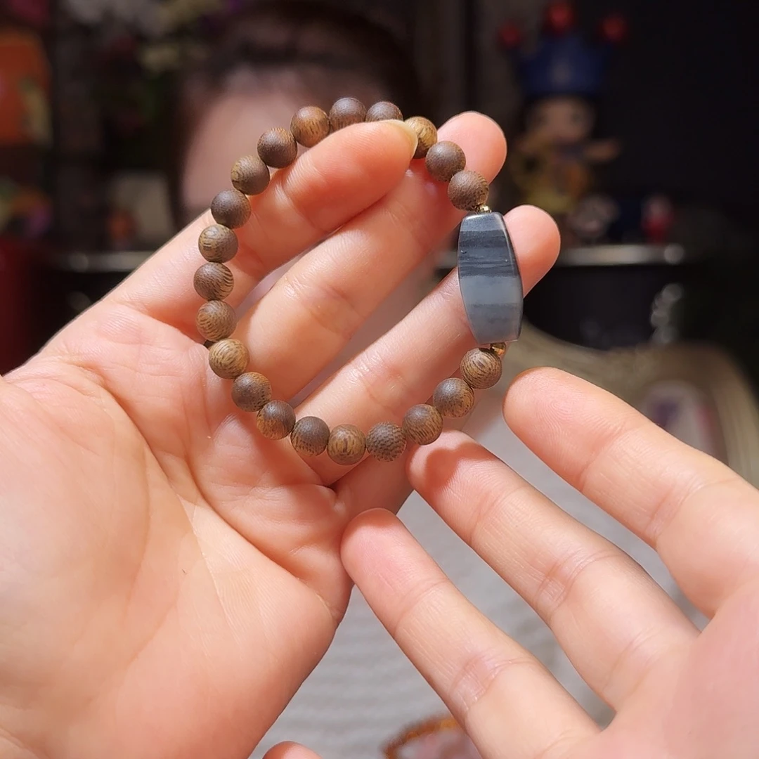 手串沉香精致手串18K