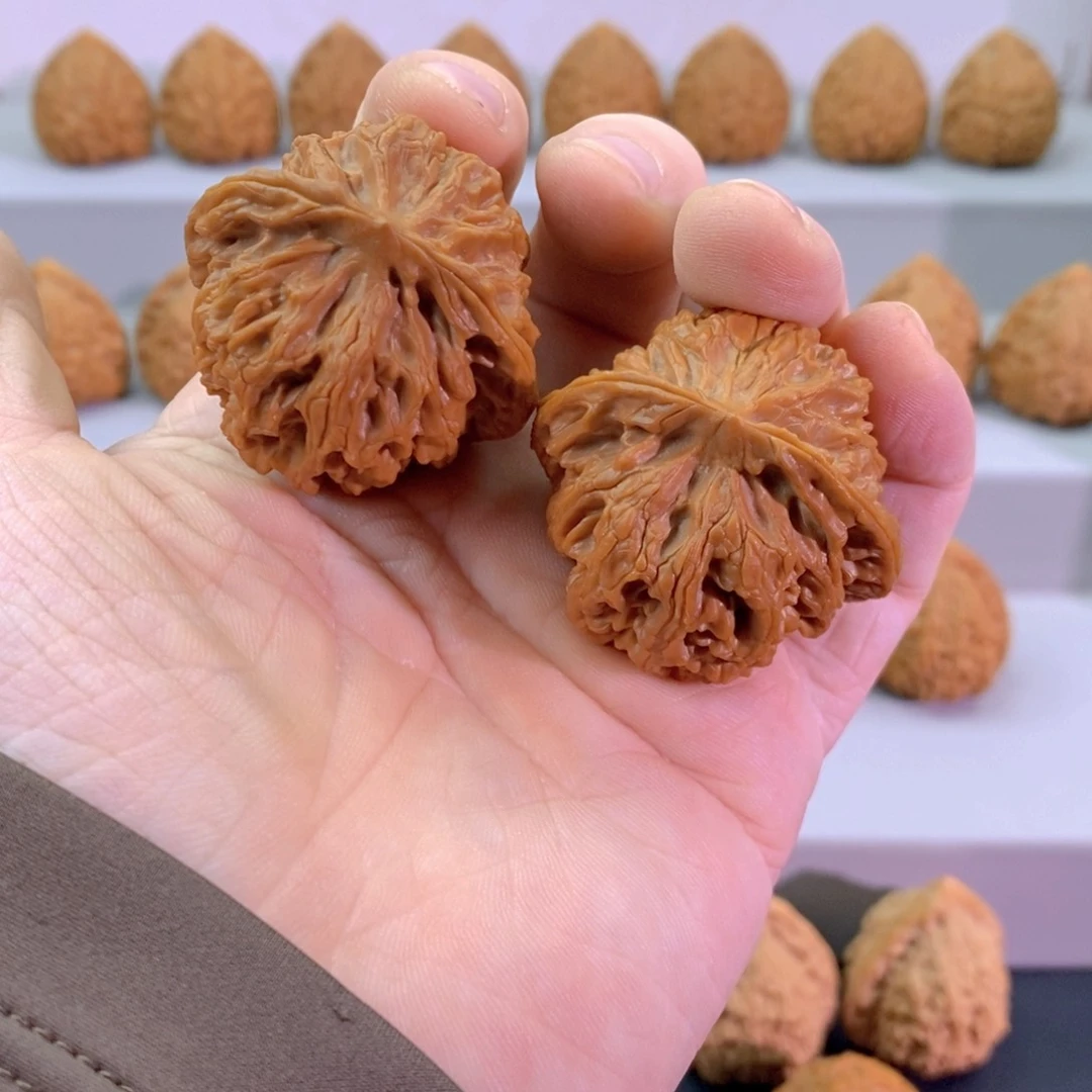 文玩核桃把件41+全品原桩苹果圆