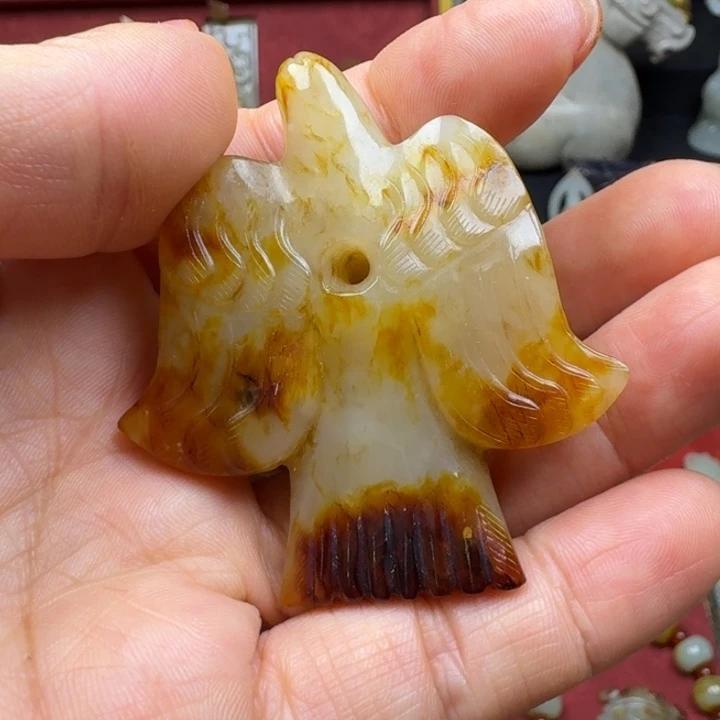 收***乐手链未镶嵌和田玉（糖玉）