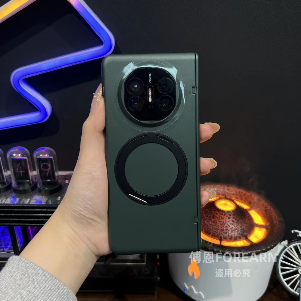 适用于华为matex5手机壳折叠屏matex3典藏版x5磁吸支架x3防窥壳膜