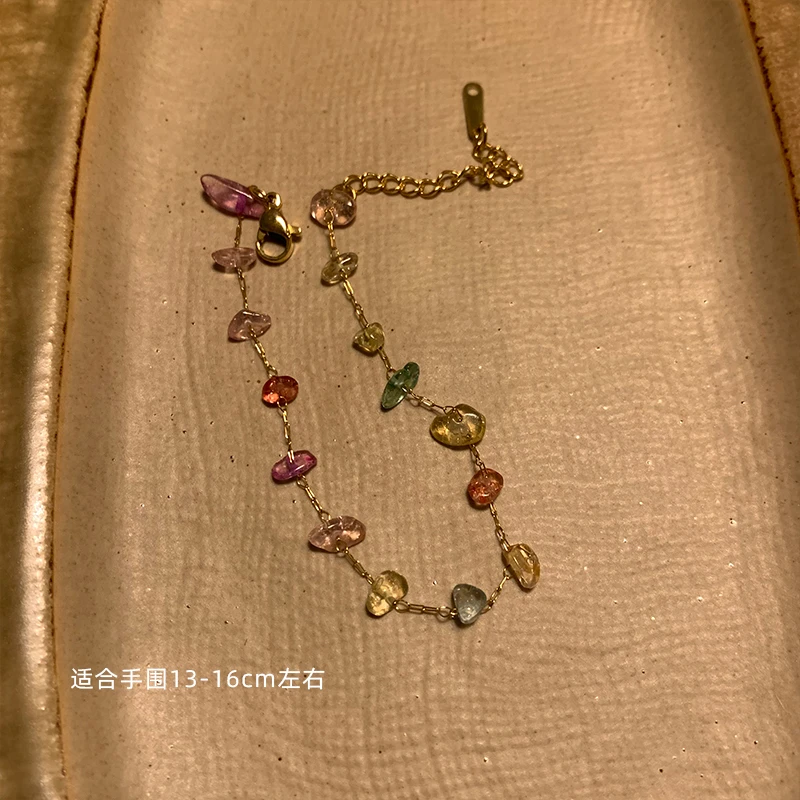 【万花筒】弹力绳小众百搭设计感水晶温柔手链时尚手饰