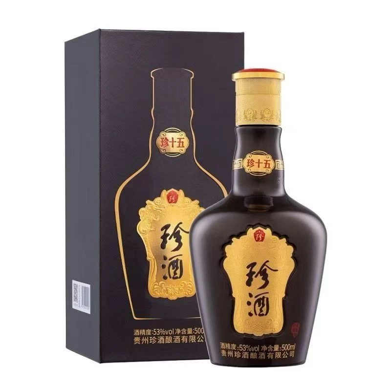 珍酒珍酒珍十五酱香53度整箱六瓶53度500