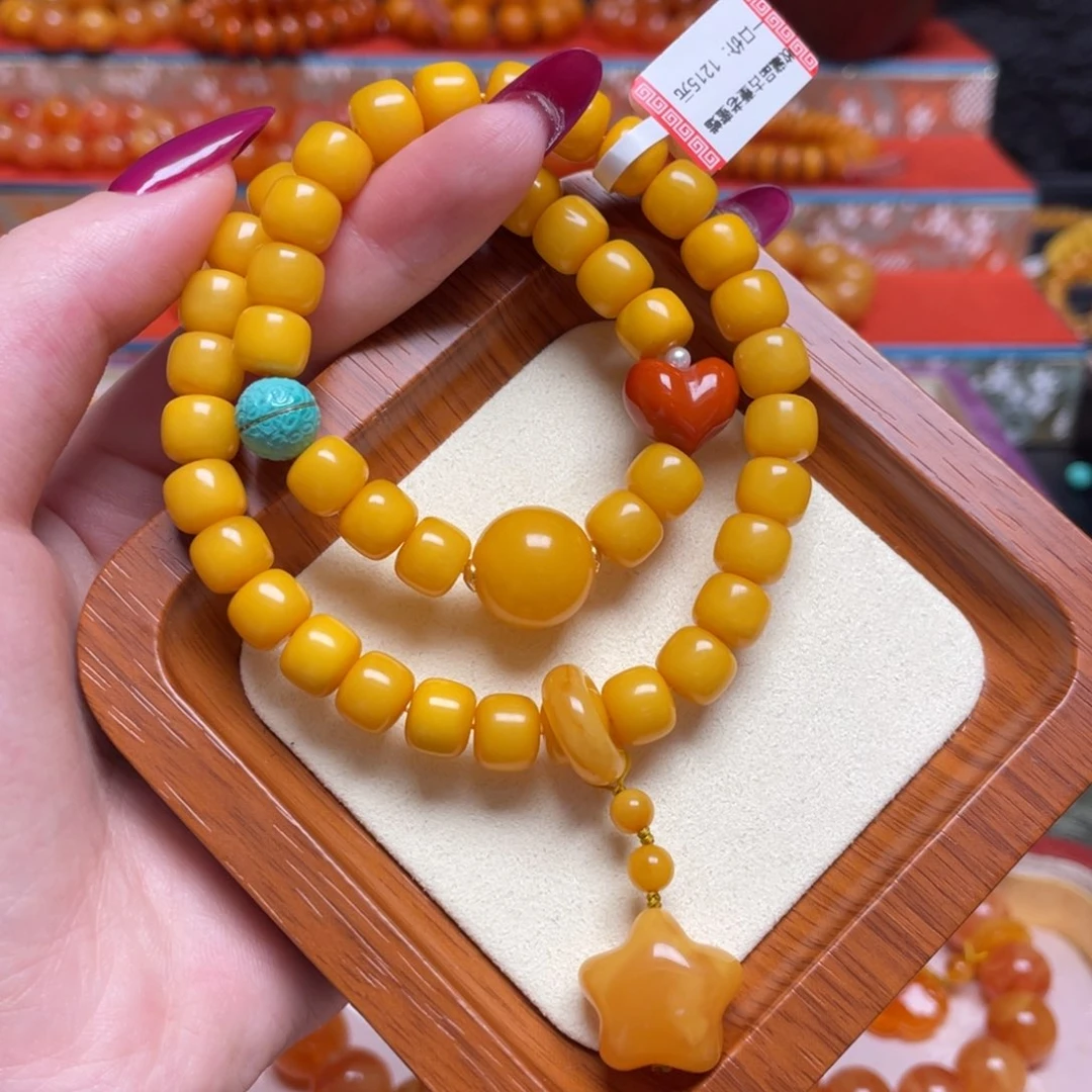 手链蜜蜡未镶嵌手串