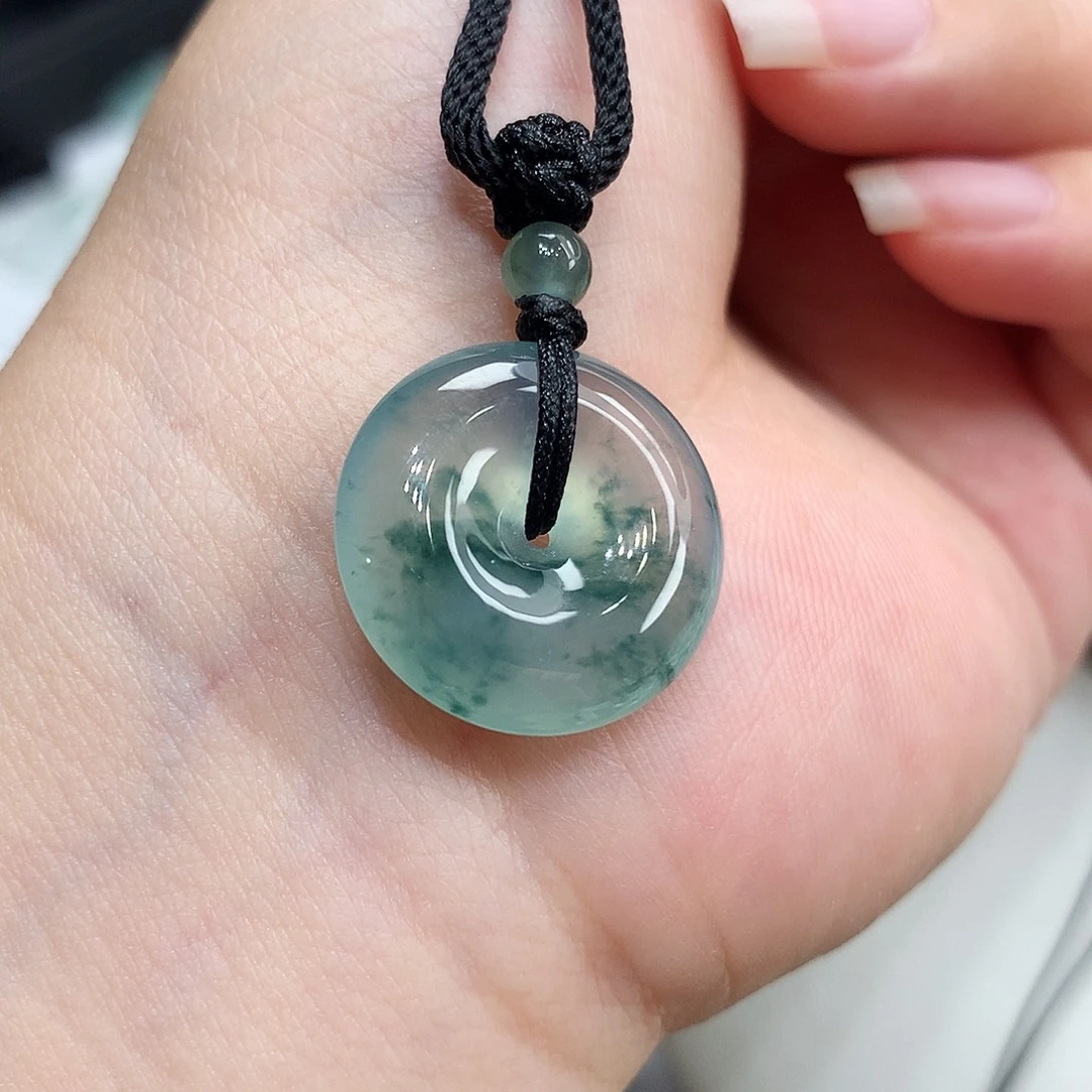 翡翠未镶嵌胸饰翡翠76，19.5/5.4