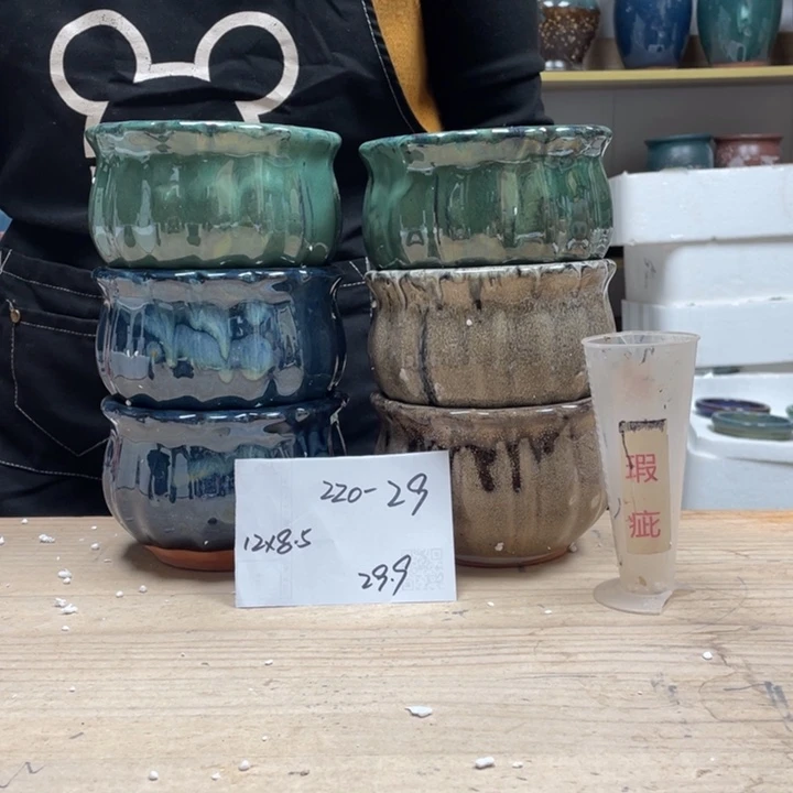 紫砂花盆多肉花盆微瑕29