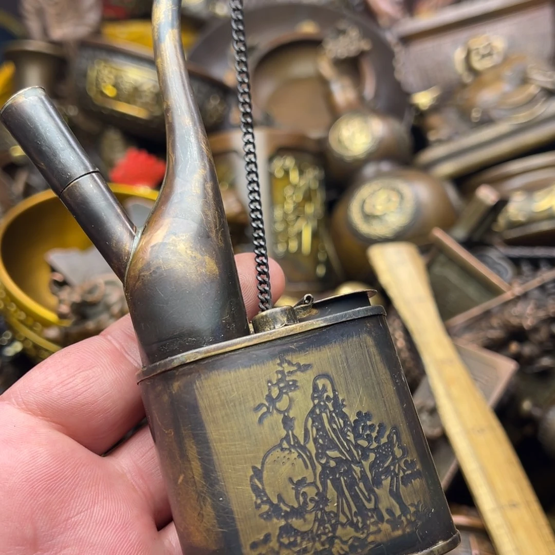 茶壶香炉铜器摆件