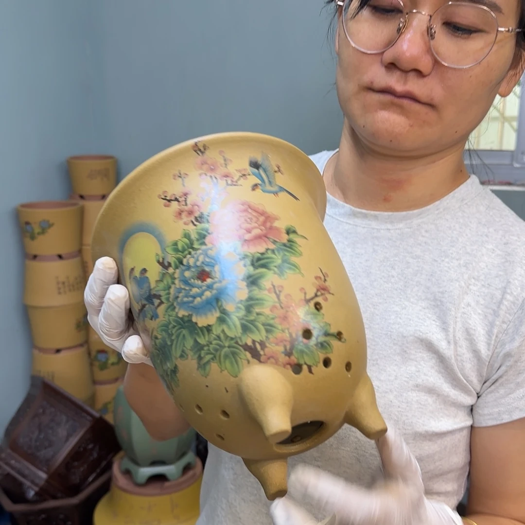 紫砂花盆紫砂口径18