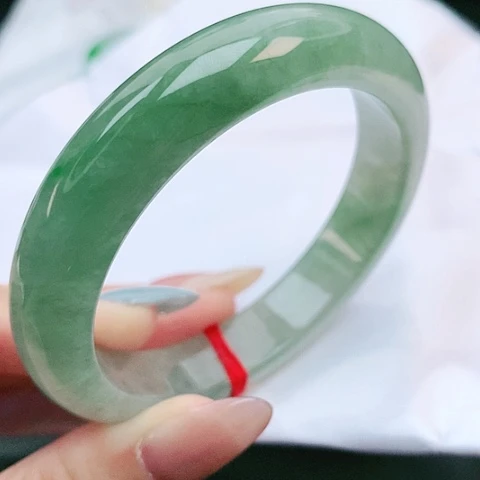未镶嵌手镯翡翠57圈口010034