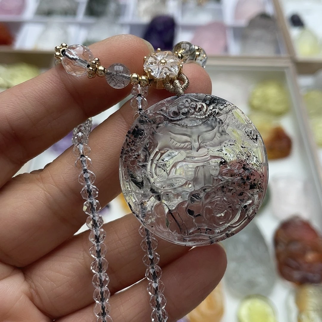 未镶嵌吊坠(不含链)水晶M****麻