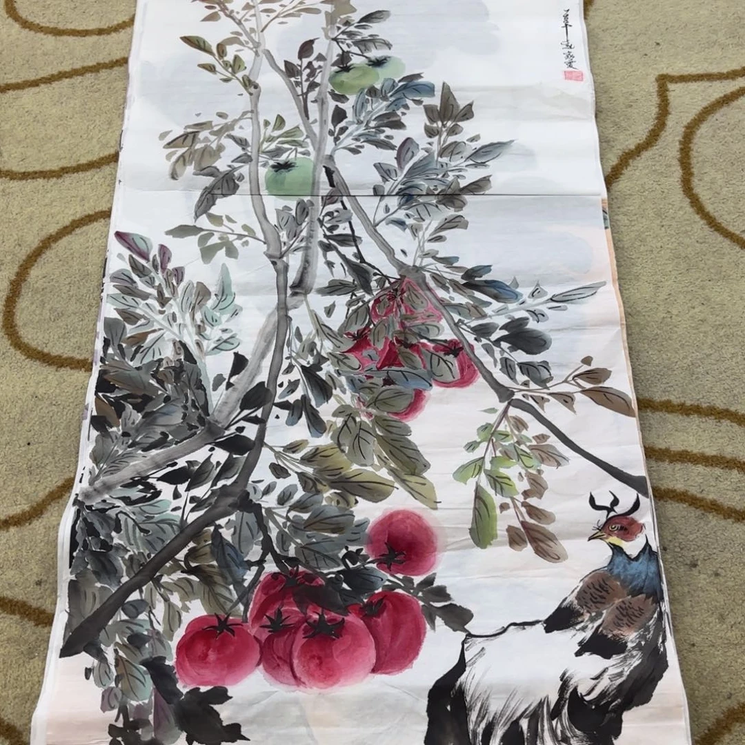 国画赵家爱老师三尺刘