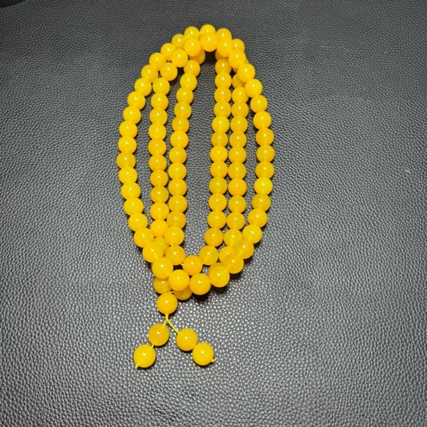 天然珠宝时尚百搭玄  黄108卡14项链（多样性拍一发一）