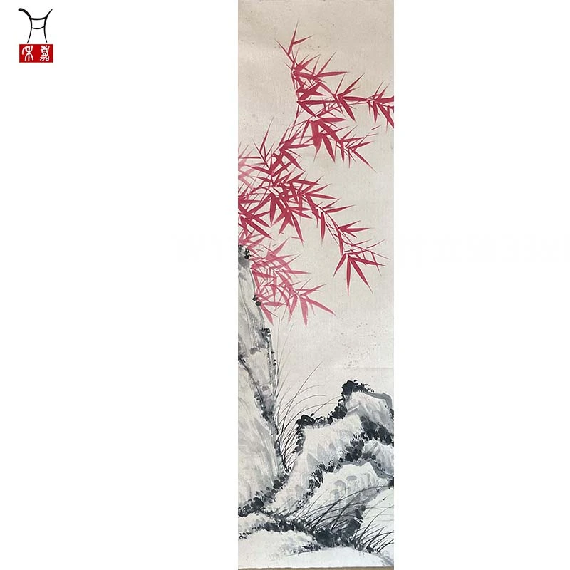 W1013红竹立轴33x100/3平尺