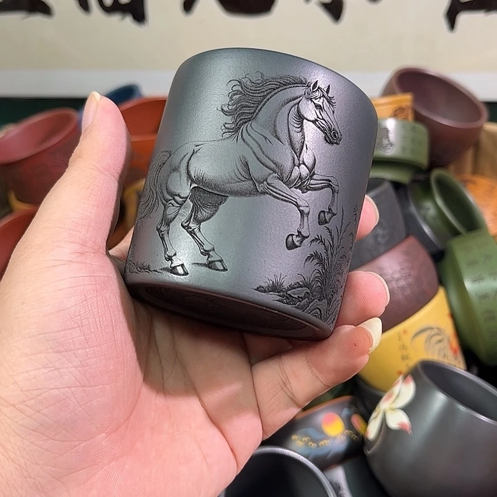 茶杯紫砂全手工紫砂主人杯