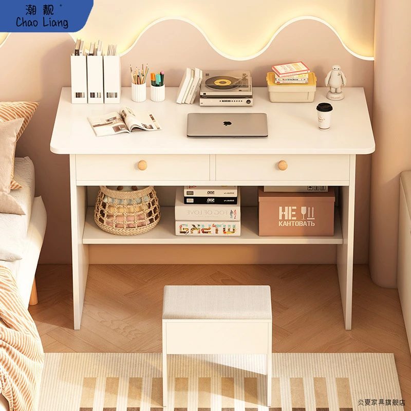 电脑桌台式简易出租屋用书桌学生学习桌写字台宿舍女生卧室小桌子