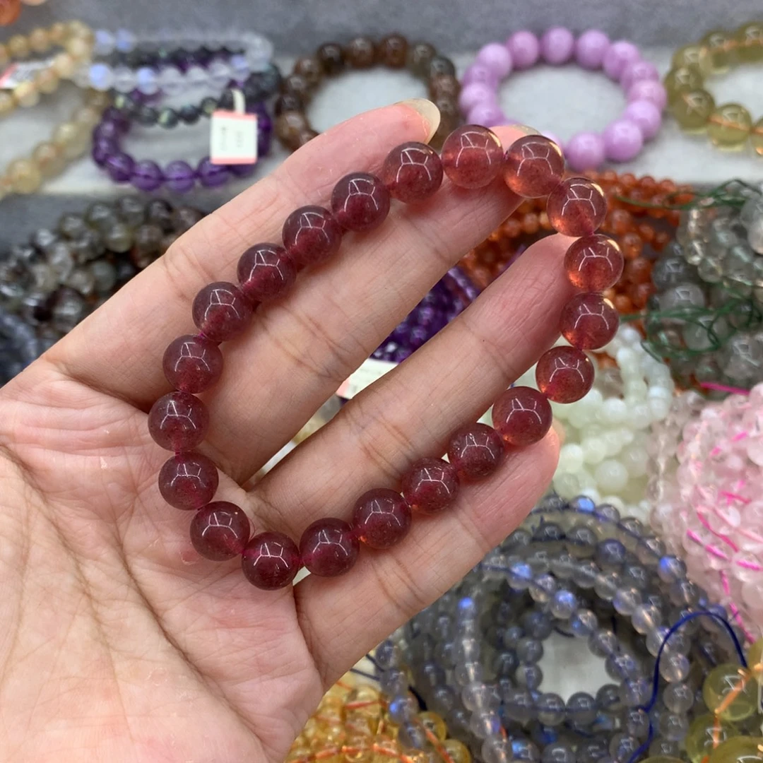 水晶手链未镶嵌草莓晶