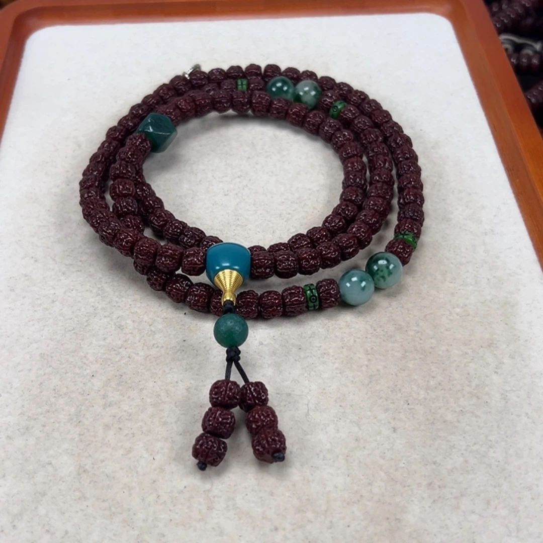 囖***囖大叶紫檀（黑酸枝木类）金刚菩提子