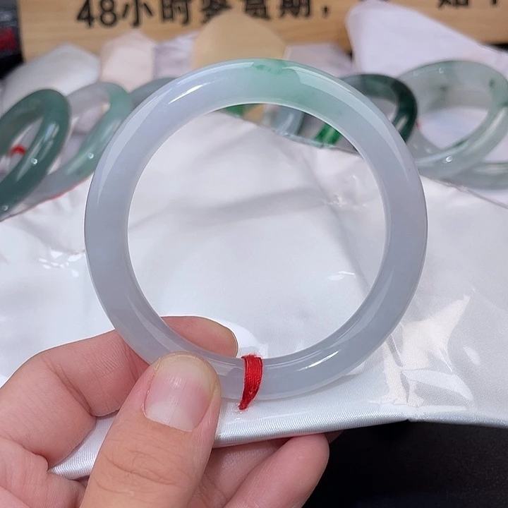 翡翠未镶嵌手镯手镯-22