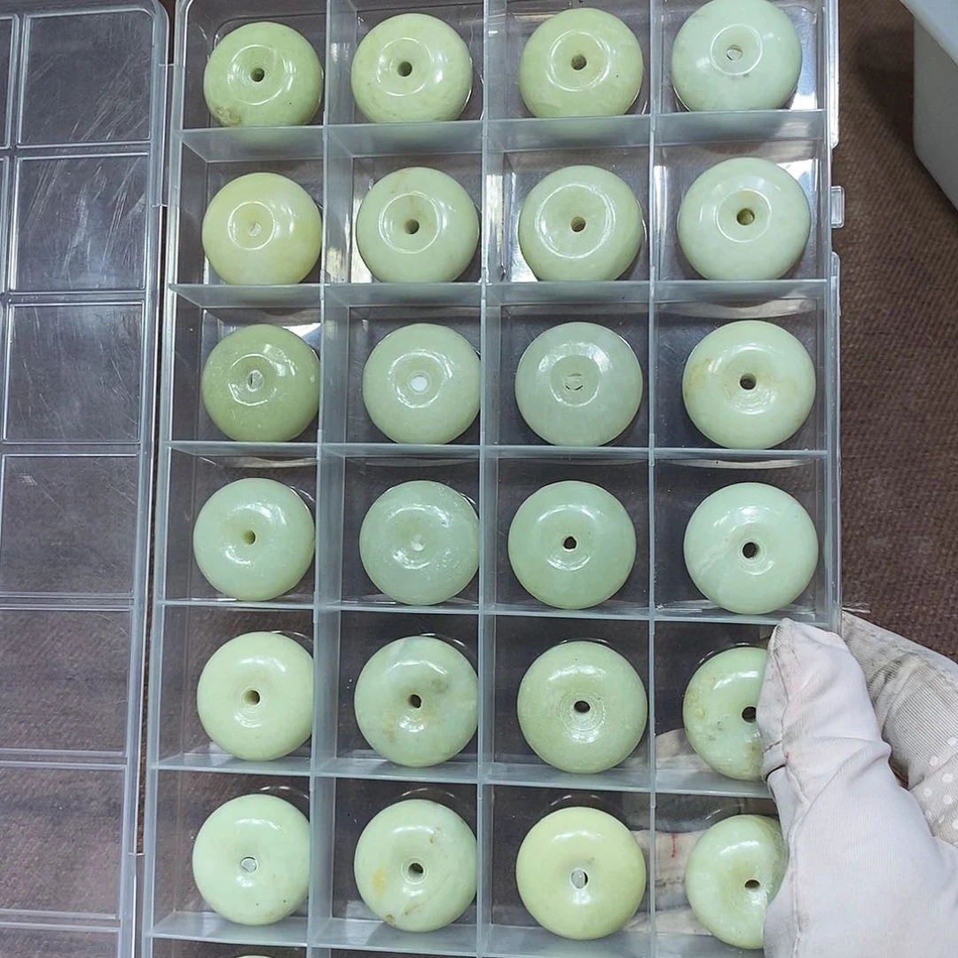 合金蛇纹石玉颈饰292