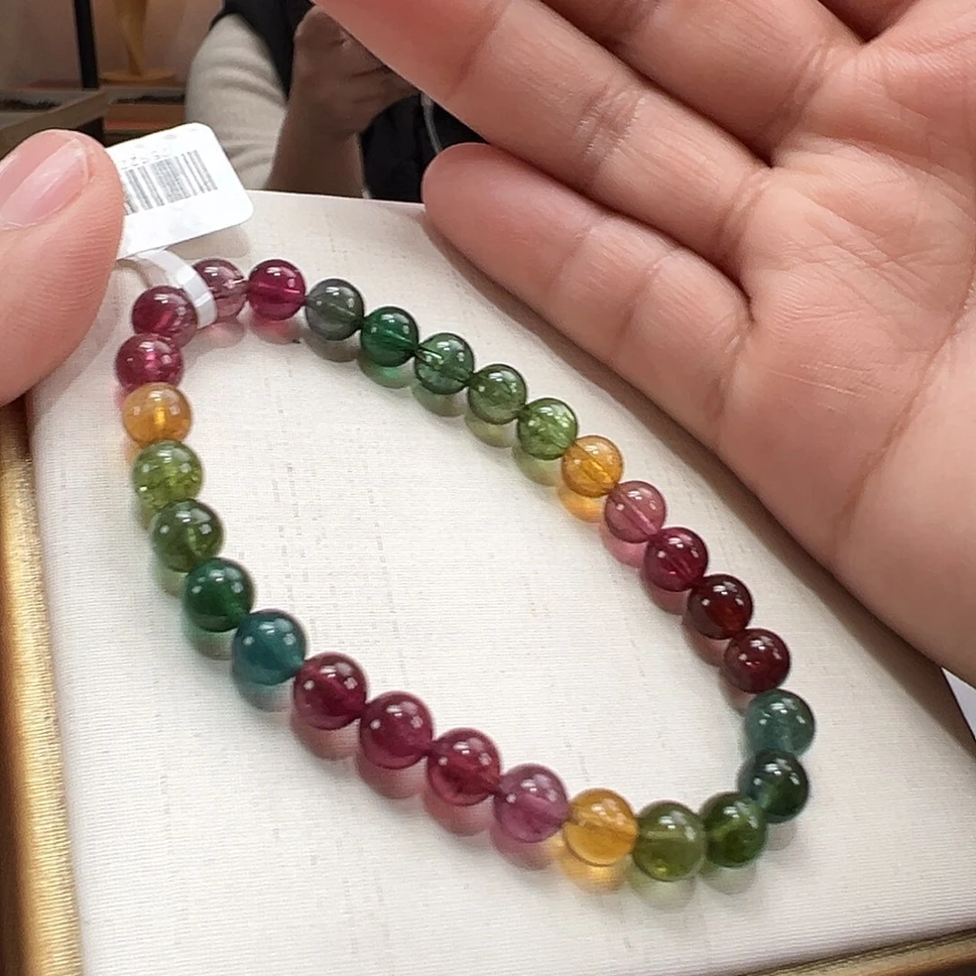 未镶嵌碧玺手串6.3mmmmmm