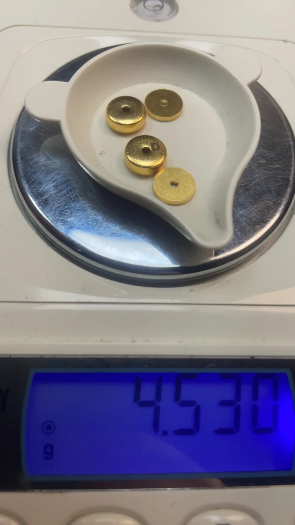 足金999配饰隔片