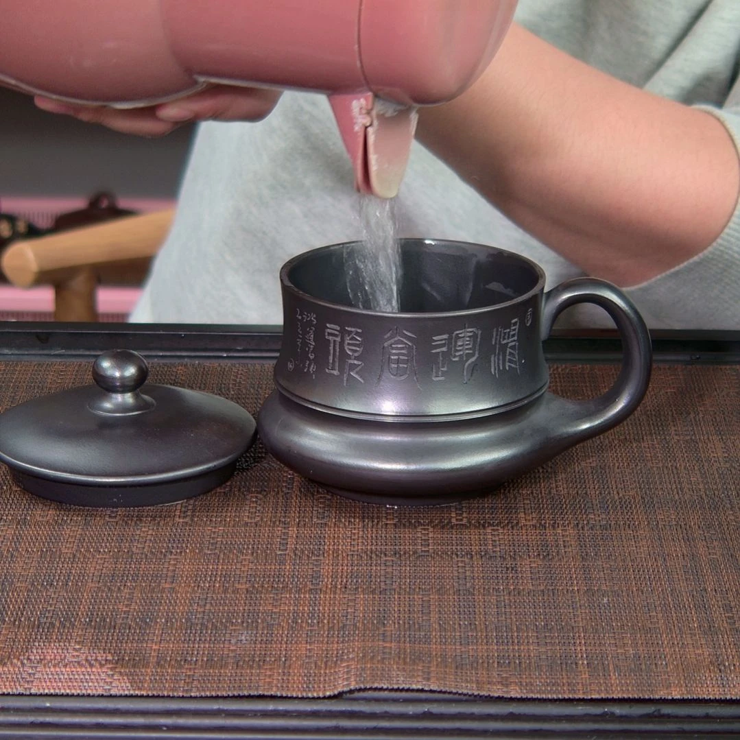 茶杯紫砂高货放漏