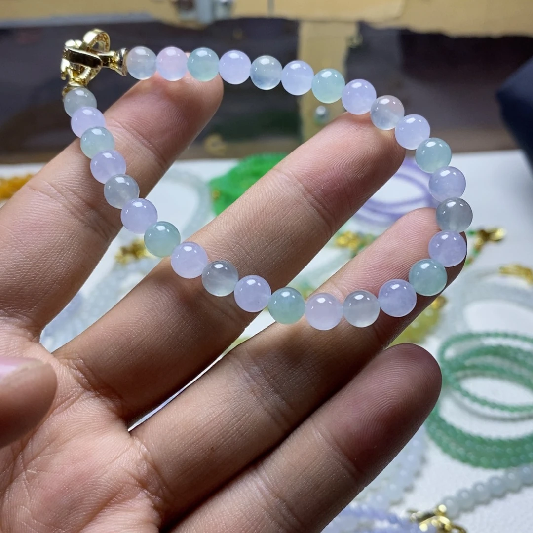 定制翡翠未镶嵌缅甸翡翠a货卡6.6