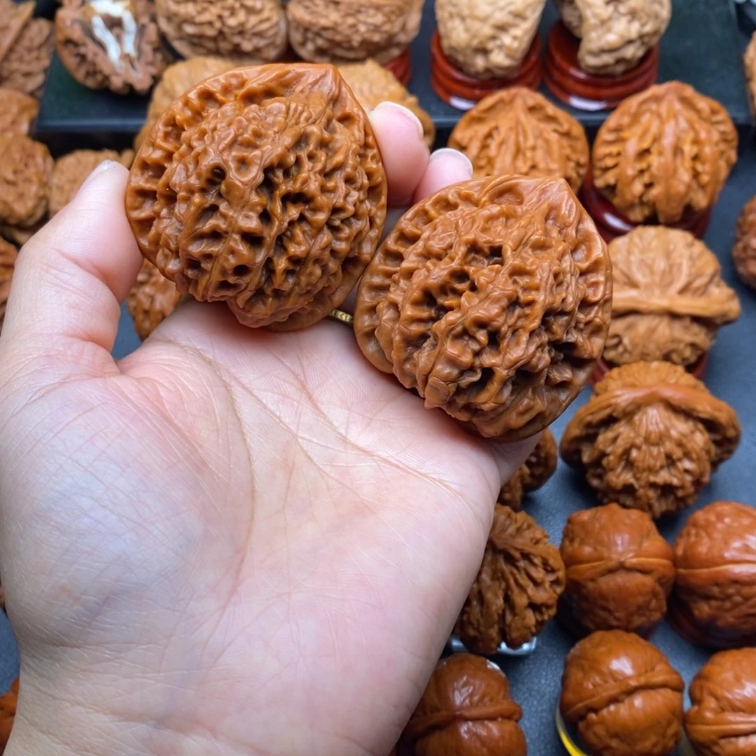 把件文玩核桃47官帽