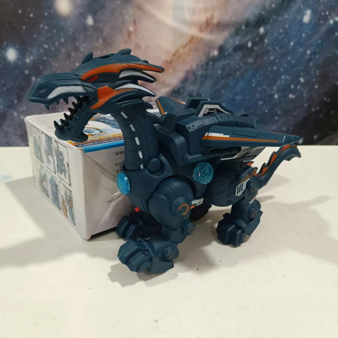 电动牵绳真恐龙玩具会走路可当宠物（自备3个5号电池）