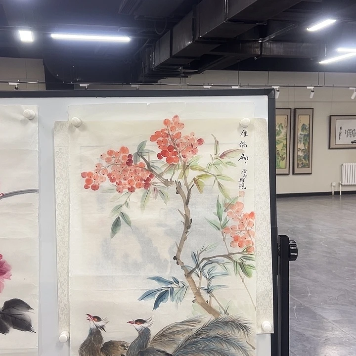 东***姐国画花鸟画作品手绘