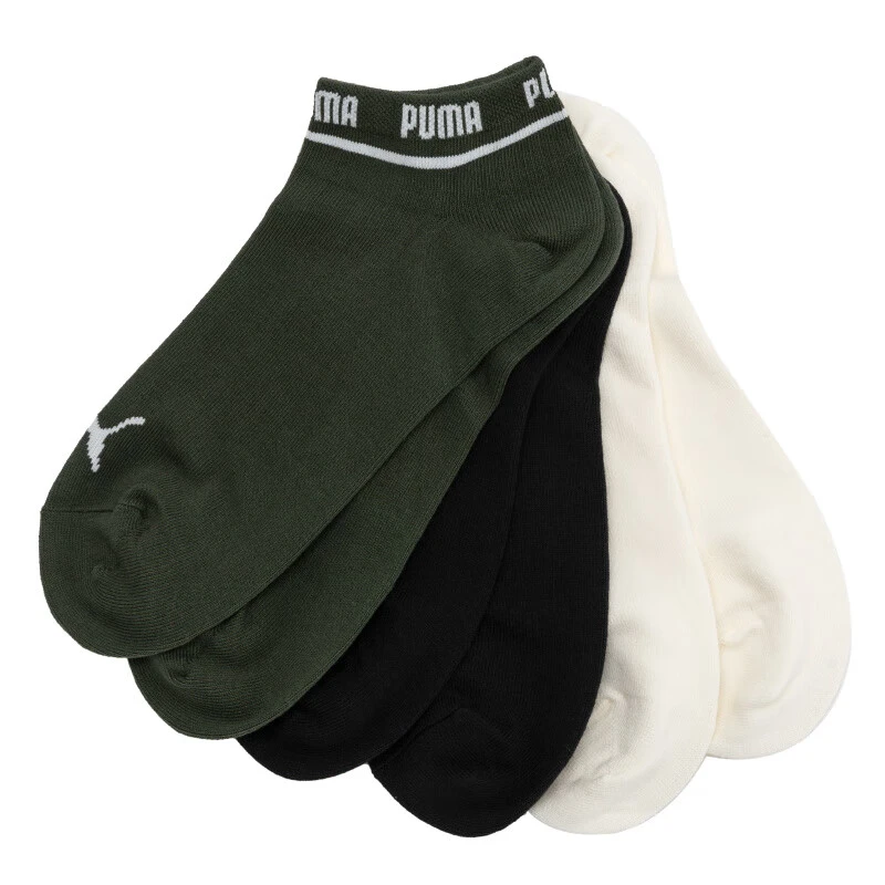 PUMA/彪马春夏新款男女同款三双装休闲运动短袜低帮运动袜907777