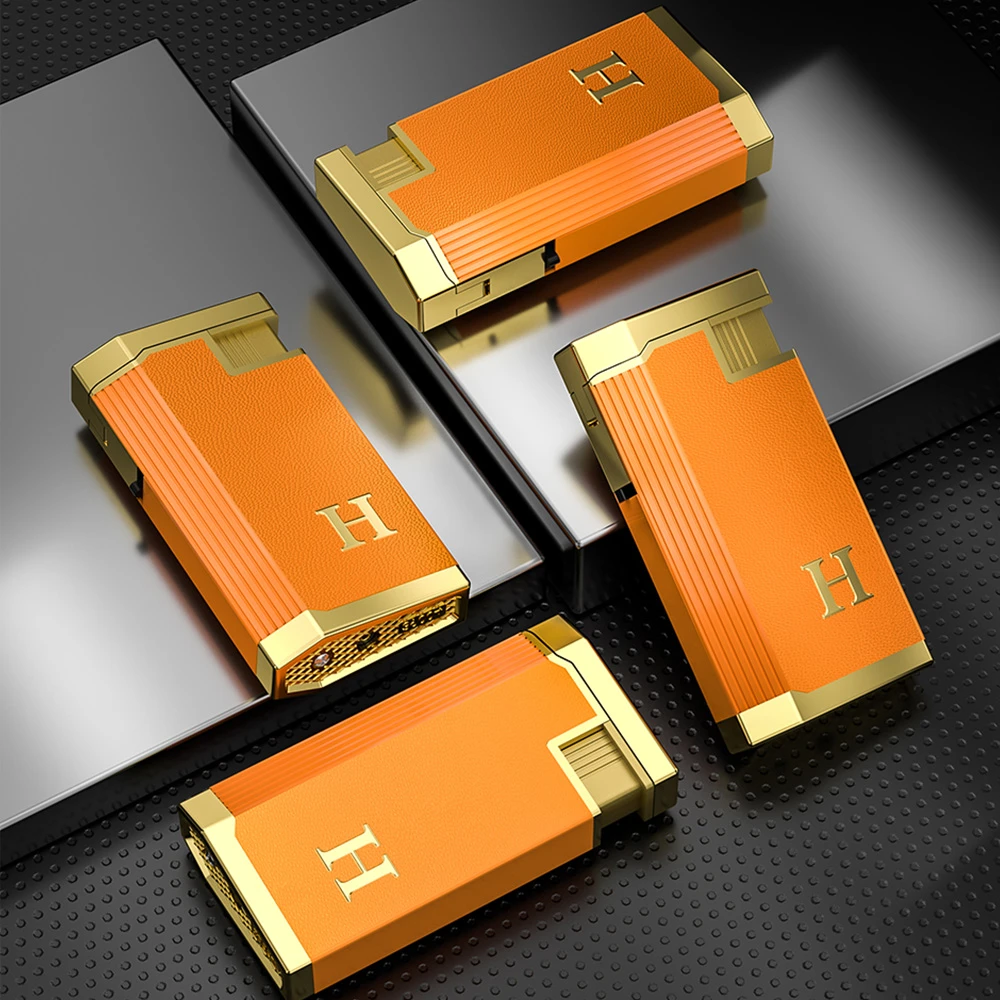 翻盖创意可充气直冲防风金属打火机适合家用送礼高档耐用