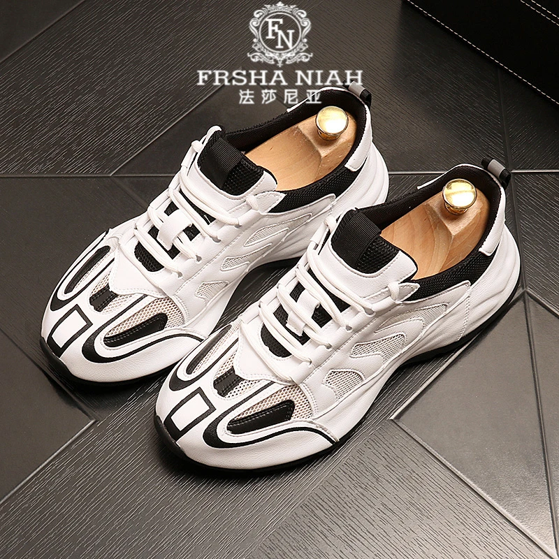 法莎尼亚老爹鞋鞋子男款新款爆款透气厚底运动鞋冬季百搭休闲鞋子
