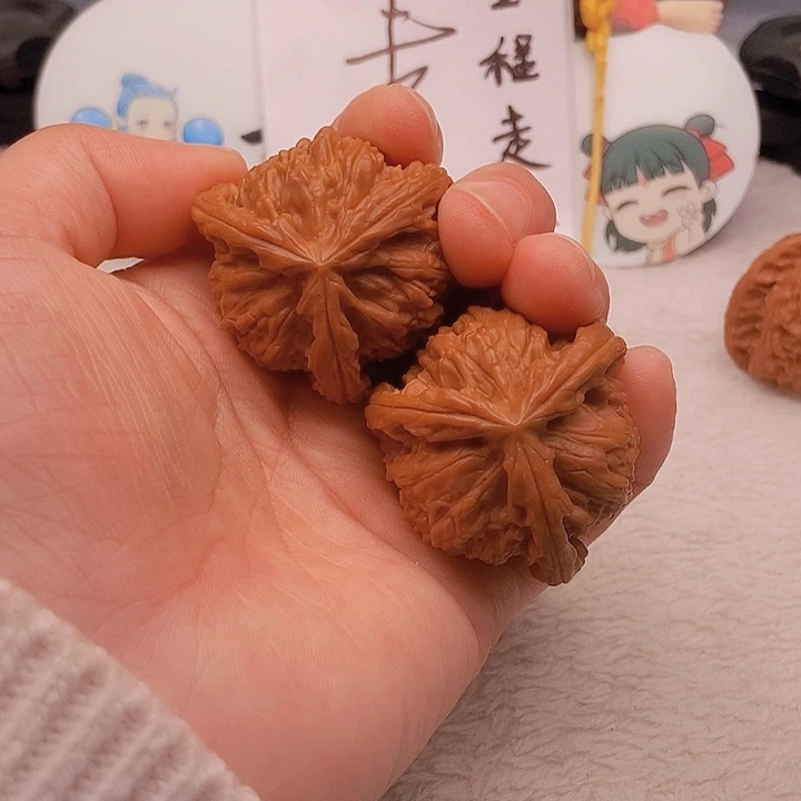 吊坠文玩核桃保**材三棱