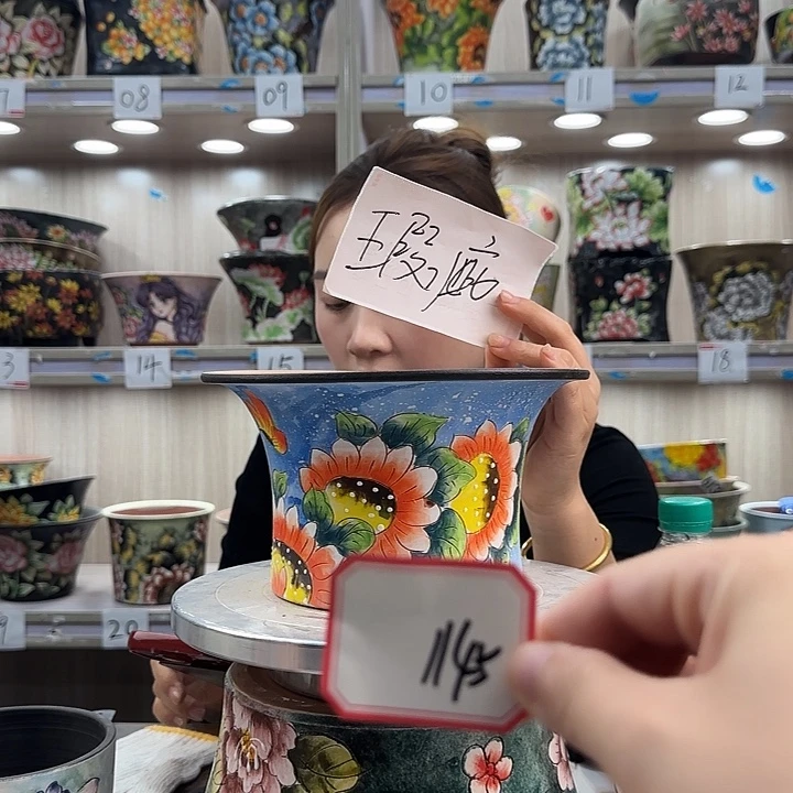 紫砂花盆瑕疵瑕疵1145