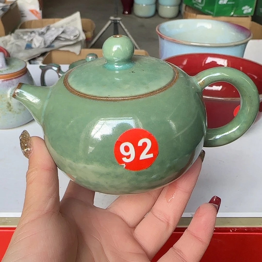 摆件陶郑家钧窑摆件微