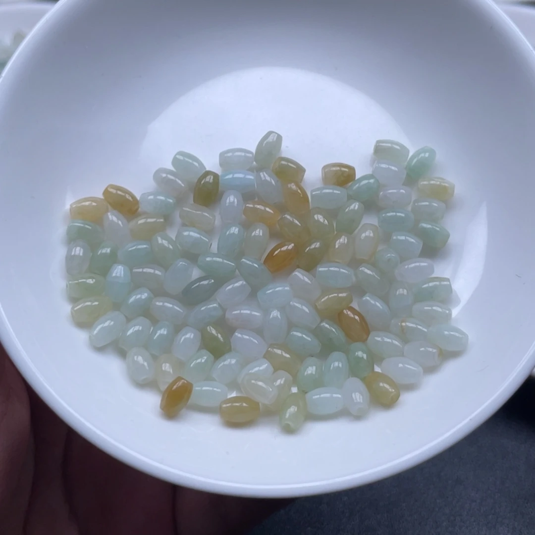 翡翠散珠米珠100颗