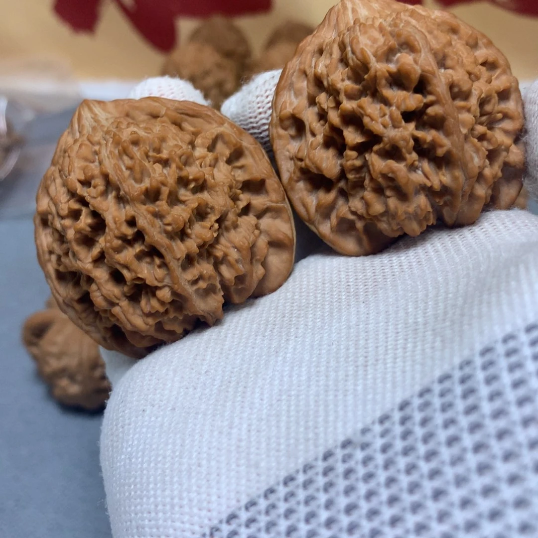 把件文玩核桃47全品百花山