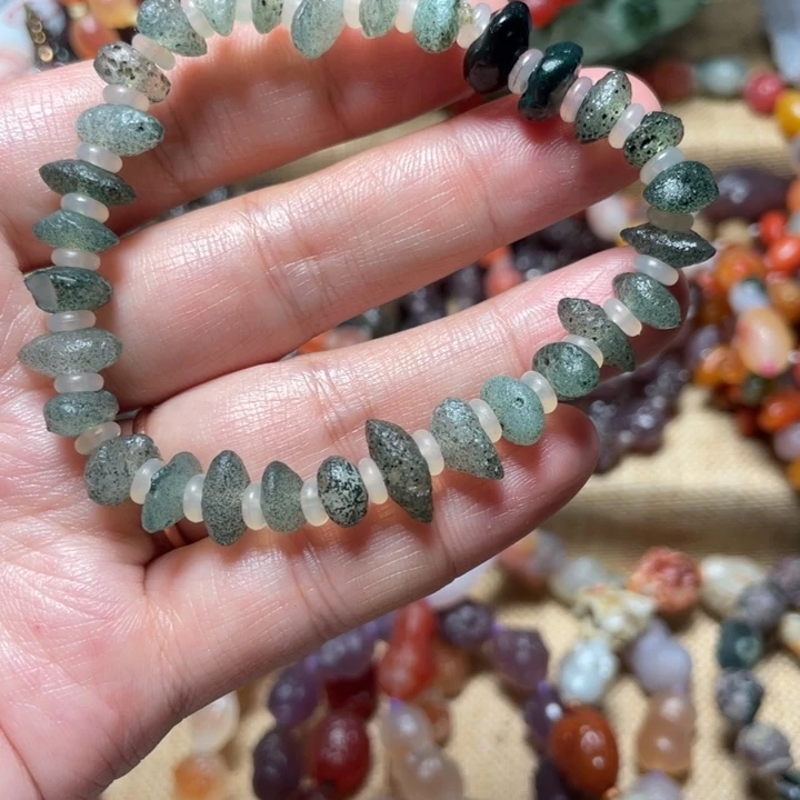 玛瑙/玉髓未镶嵌手链